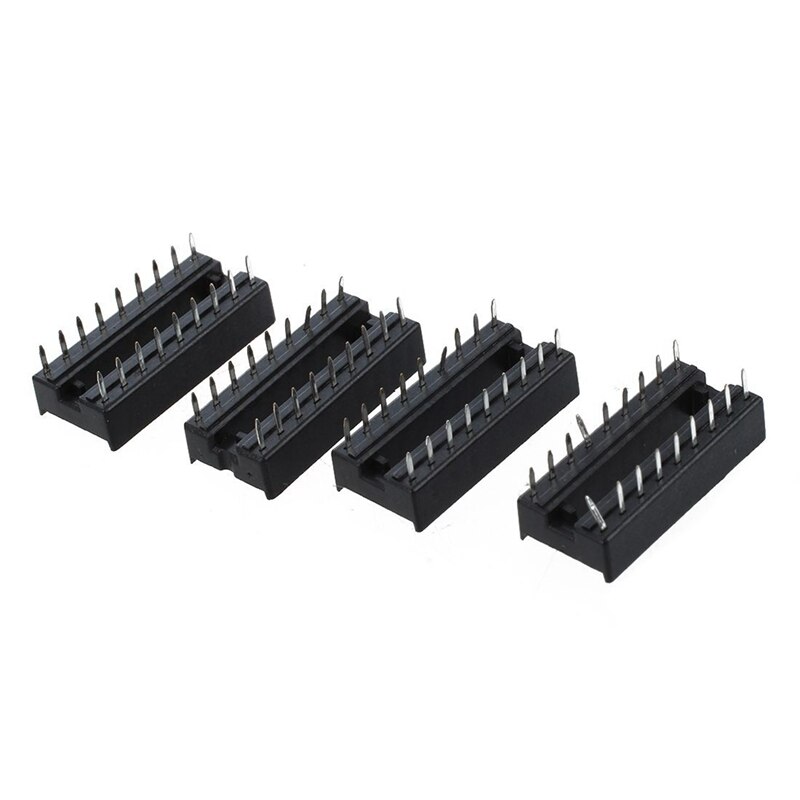 26 Pcs 18 Pin Dip Ic Sockets Adapter Solder Type Socket & 1 Pcs Drive Gratis Usb Bluetooth 5.0 Adapter