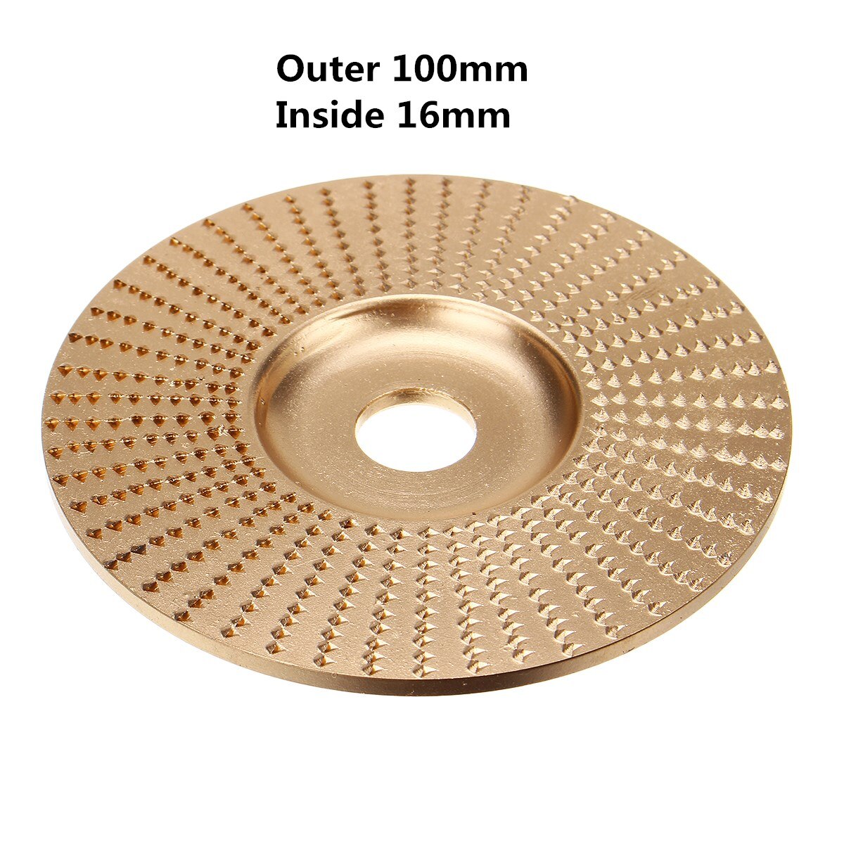 Wood Grinding Wheel angle grinder disc wood carving disc Sanding Abrasive tool 5/8inch Bore: C