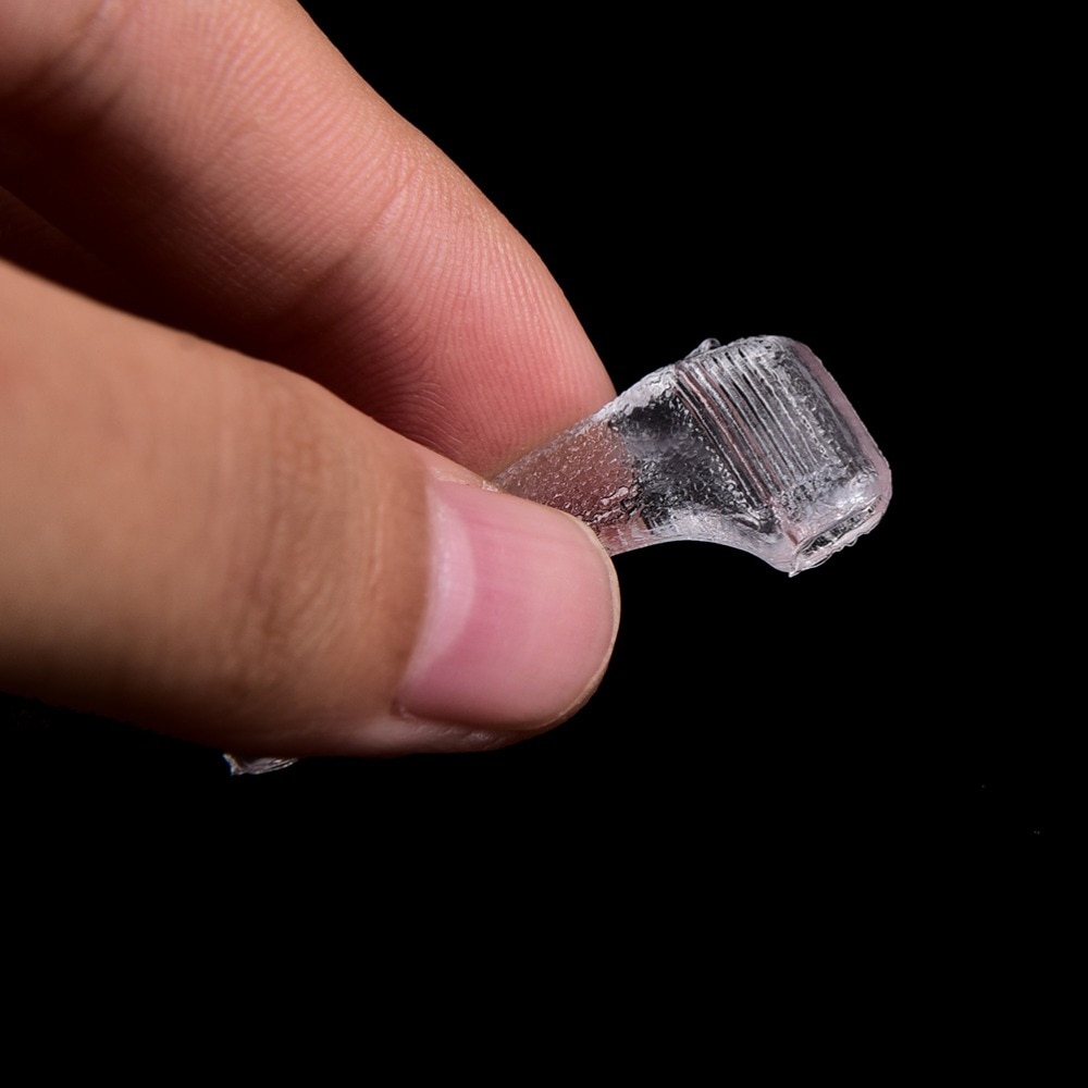 10 par bløde briller gennemsigtige skridsikre silikone ørekrog til brilletilbehør til briller