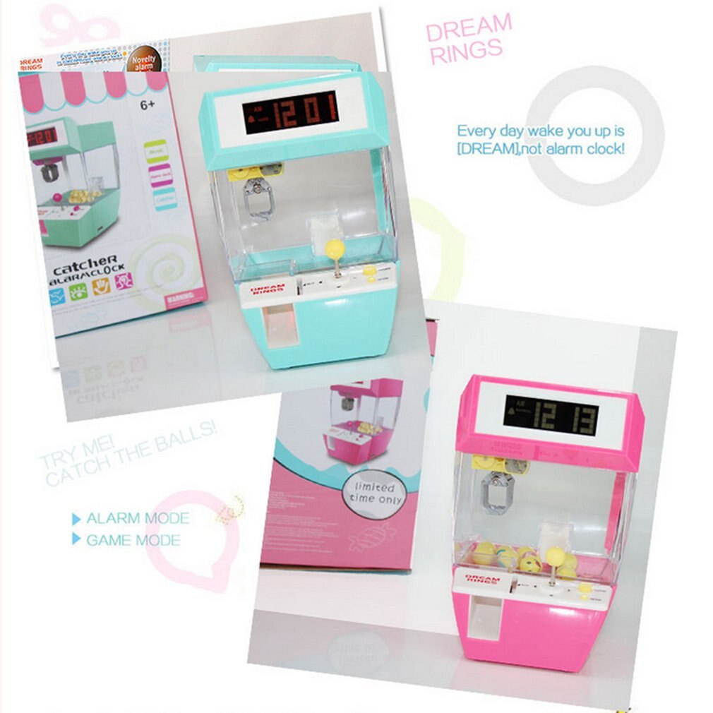 Slot maschine wecker spiel maschine candy hängen puppe klaue klaue maschine arcade kinder automatische spielzeug