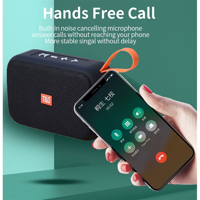 Portable Bluetooth Speaker MINI Wireless Soundbar Outdoor Indoor HIFI Subwoofer Support TF Card FM Radio Aux