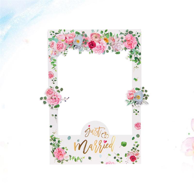 Fotolijst Schieten Bloemen Printing Booth Props Fotolijst Selfie Frame Fotografie Accessoires Feestartikelen Voor Ornamenten