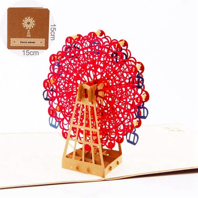 Cute Greeting Card 3D Handmade Greeting Card Suitable for Wedding Anniversary Valentine'S Day Greeting Card