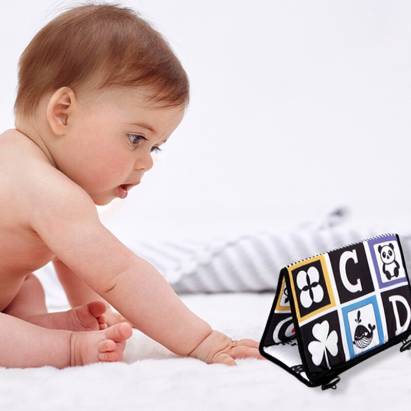 Libro de tela 3D 425F, juguete sensorial, Centro de Actividades, enseñanza preescolar, juguete interactivo