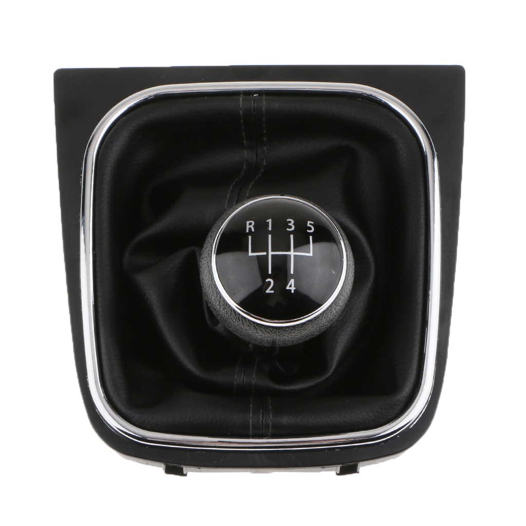 Manual Gear Shift Knob Shifter Boot for VW Golf MK5 MK6