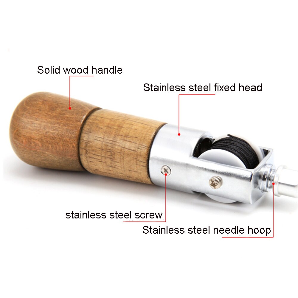 1 stycke handsymaskin för läder handgjord läder symaskin för läder carving läder syutrustning