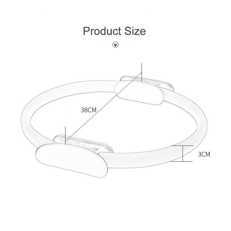 Yoga Circle Pilates Body Sport Exercise Fitness Strength Ring Circle Slimming Products Women Gym Home Training