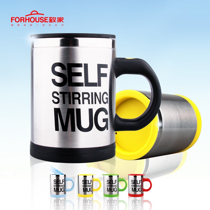 400ml självomrörande kaffeflaskor dubbelisolerad kaffetillförsel automatisk elektrisk kaffeförsörjning mart blanda kaffe cintainer