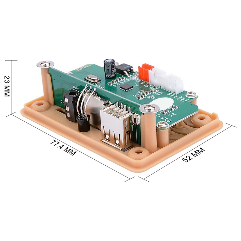 Bluetooth  mp3 decoder audioplatine, bluetooth 5.0 empfänger, auto  mp3 player, wma, wav, flac, ape, tf-karte, fm, usb-dekodierung  dc12v