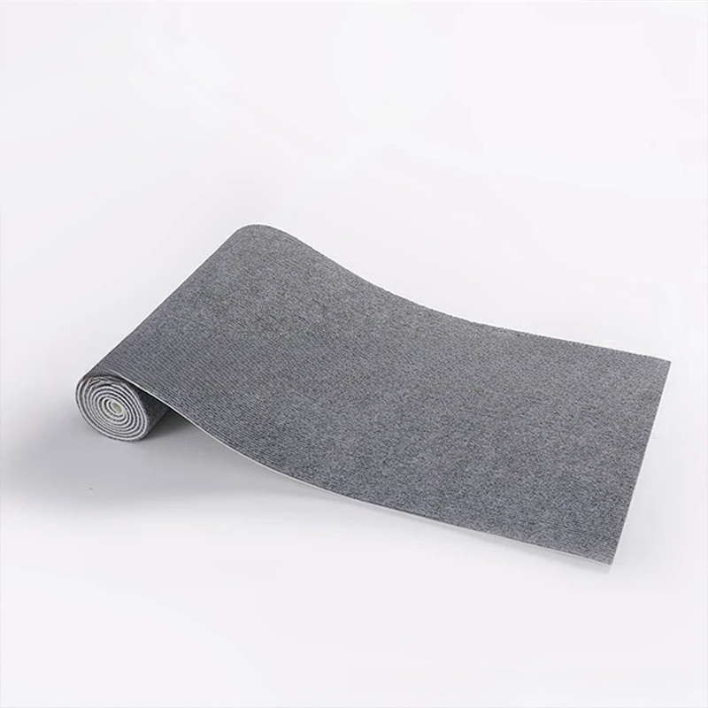 Tapis auto-adhésif antidérapant absorbant, tapis de sol en PVC réutilisable et amovible, autocollant de sol pour bureau, maison, hôtel, escalier, DIY bricolage: 1000 millimètres x 1000 millimètres / GRIS