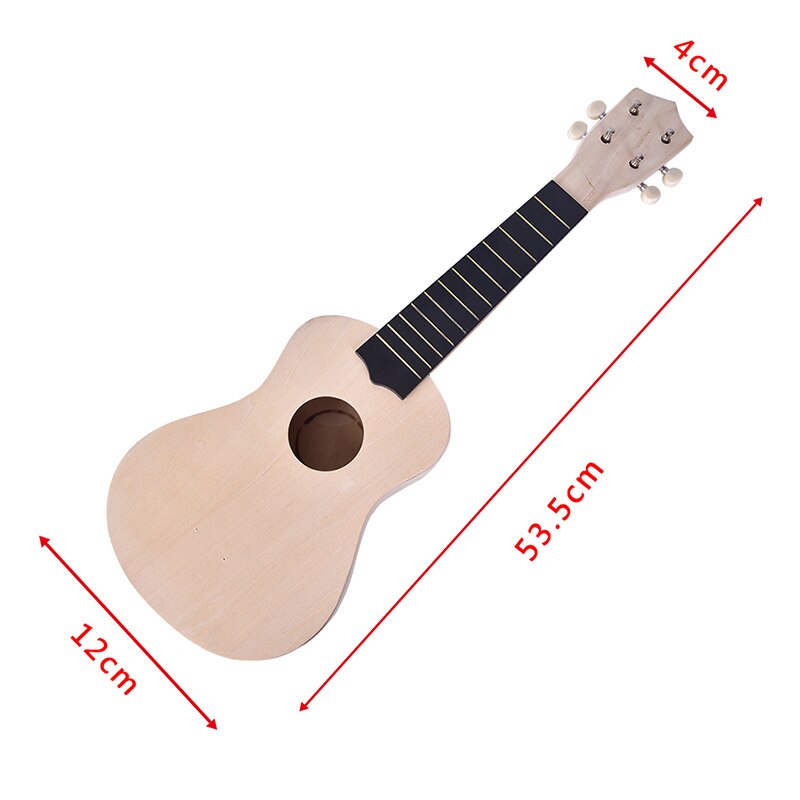 21 zoll Einfache und Spaß DIY Ukulele DIY Bausatz Werkzeug Hawaii Gitarre Handarbeit freundlicher Spielzeug Montage für Amateur