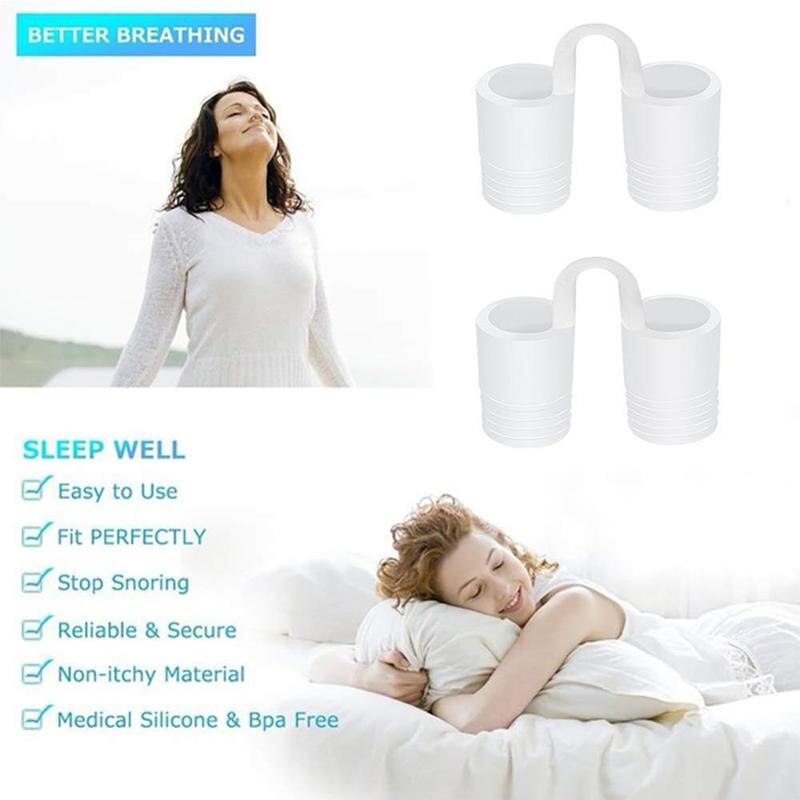 1Pc Snurken Oplossing Anti Snurken Apparaten Snore Stopper Nose Vents Nasale Dilators Voor Beter Slapen Hulp Clip