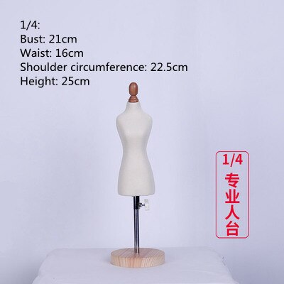 1/4 Clothing Mannequin Clothing Model Mini Clothing Display Stand Clothing Model Three-Dimensional Hanger: 2