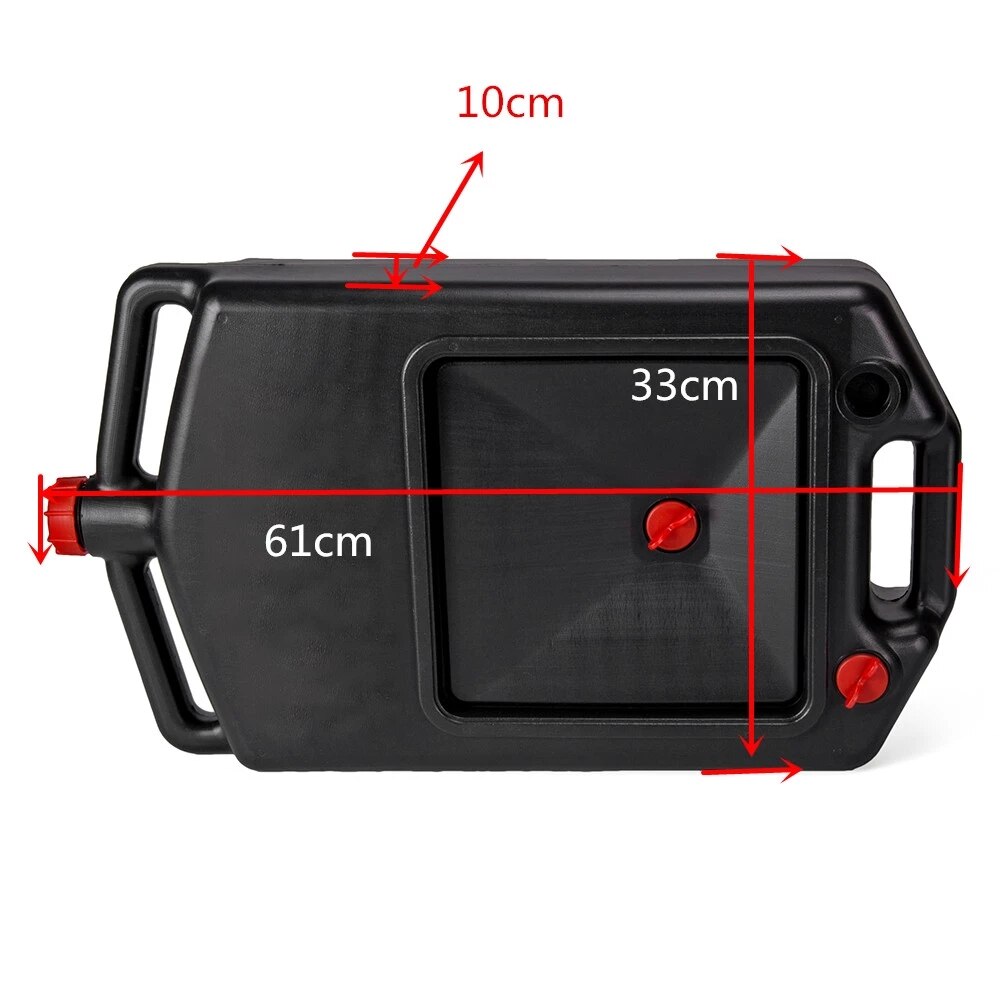 Universele 8L Benzine Stookolie Koelvloeistof Afvoer Lade Pan Tank Opslag Container Kan Voor Auto Motor Fiets