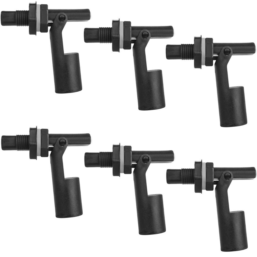220V Water Level Sensor M12 Screw Side Mount Water Tanks Liquid Float Switch,6Pcs Set for Cistern,Fish Tank,Livestock Feeding