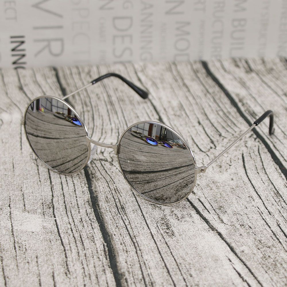 Ronde bril heren dames luxe zonnebrillen vintage rijzonnebril dames merk ronde zonnebril spiegel  uv400