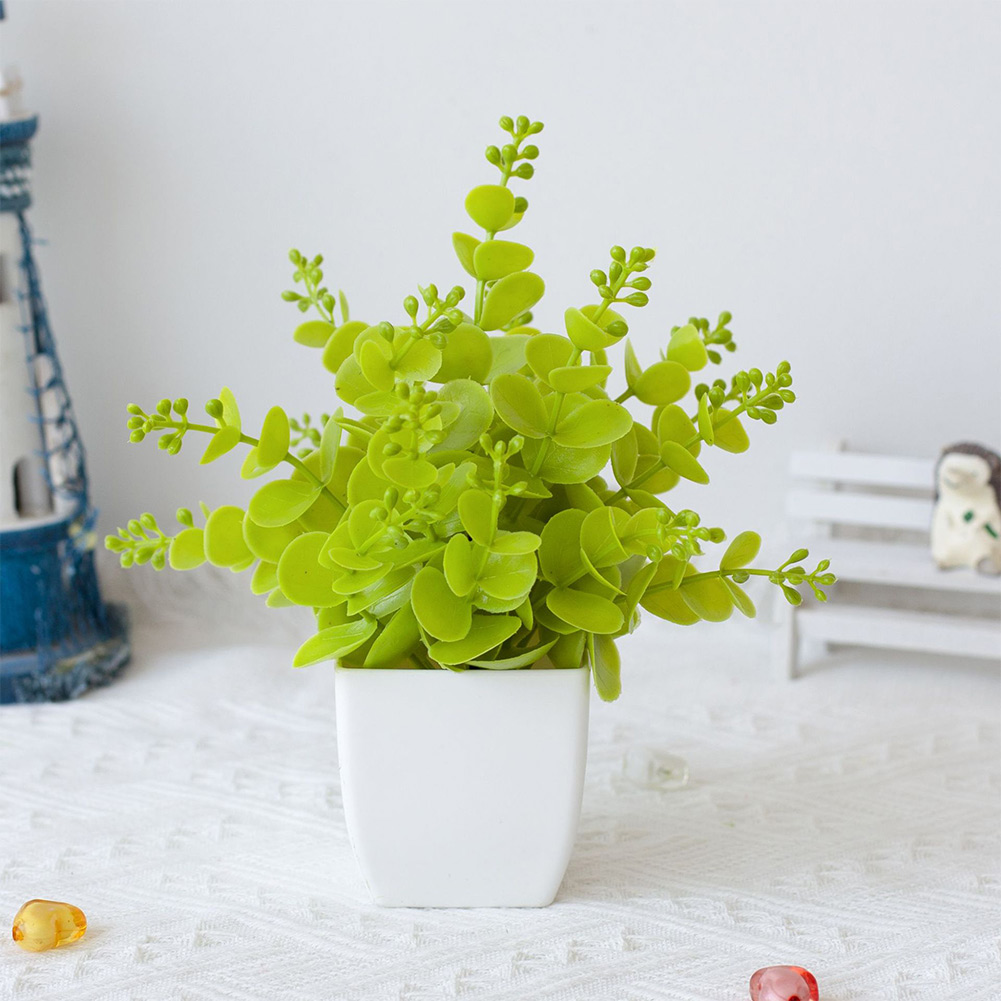 1 stk. bonsai silkeblomster blomme kunstige potteplanter blomster simulering vinter blommegren vaser bryllup hjem værelse dekoration