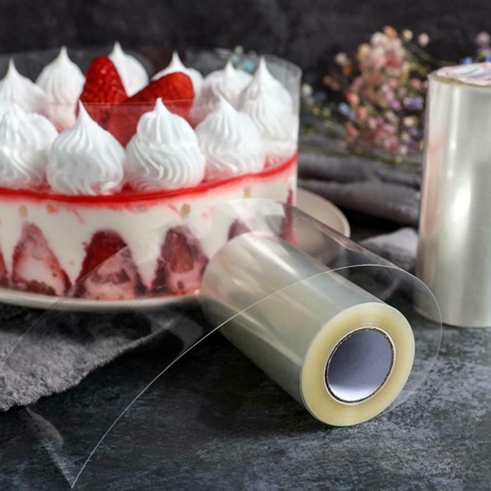 Collier Transparent pour gâteau, 1 rouleau, Film pour pâtisserie, acétate de cuisine, chocolat, bonbons, cuisson, accessoires durables 10/12/15 cm
