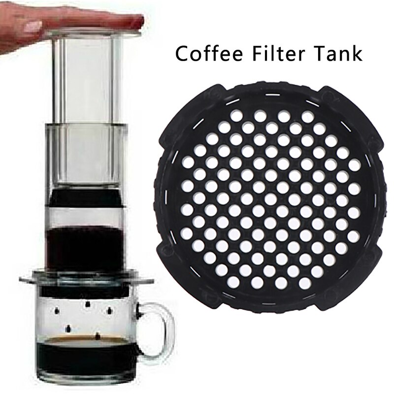 Franse Pers Draagbare Koffiezetapparaat Herbruikbare Vervanging Filter Cap Voor Yuropress Of Aeropress Maker Gereedschap Accessoires