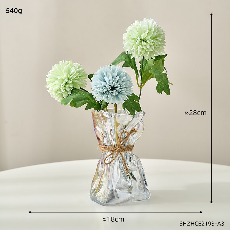 Glazen Vazen Transparante Tafelblad Decor Terrarium Thuis Decoratie Vazen Voor Bloemen Woonkamer Decoratie Tafelblad Accessoires