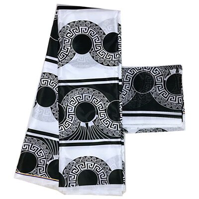 Popular silk fabric african print fabric 6yard per lot african fabric nigerian ankara fabrics africain tissu wax: MJ850507s4
