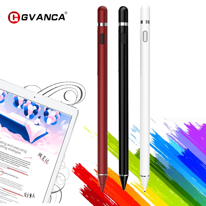 Gvanca Actieve Capacitieve Pen Voor Voor Apple Potlood Ipad Iphone Pen Voor Samsung Huawei Xiaomi Tablets Ios Android Telefoons