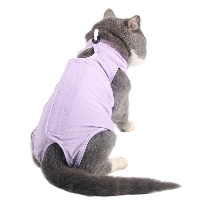 Kot domowy sterylizacja garnitur anty-lizanie elastyczna chirurgia odzież dla kotka kot oddychający fizjologiczny ochronny kombinezon odstawiający
