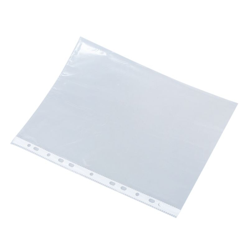 Office School A4 Papers Document Sheet Protector Clear White 100 Pcs