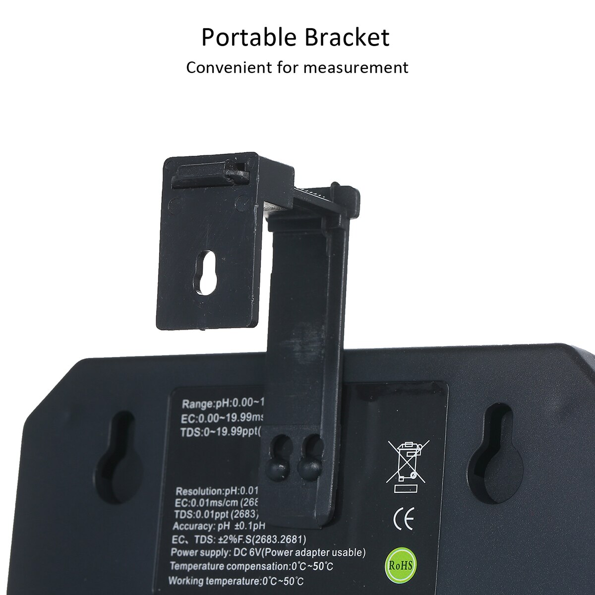 2 in 1 Digital Water Tester PH TDS Meter Waterproof Double Display Tester PH/EC-2681/PH/TDS-2683