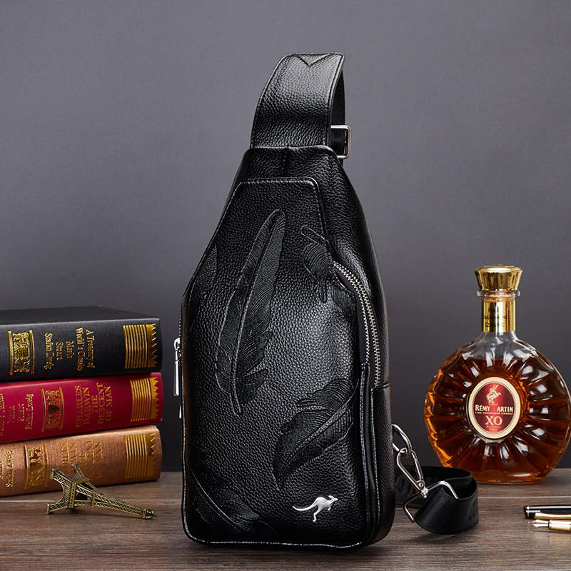 Sac de poitrine de de luxe pour hommes sacs à bandoulière Messenger sac à bandoulière en cuir sac à bandoulière en cuir sac à bandoulière homme sac à bandoulière