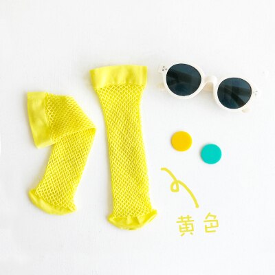 9 Colors Kid Toddler Candy Colors Breathable Mesh Fishnets Socks.Chic Children Baby Girl's Fishnet Socks In tube Sock Sox 3Y-8Y: 002