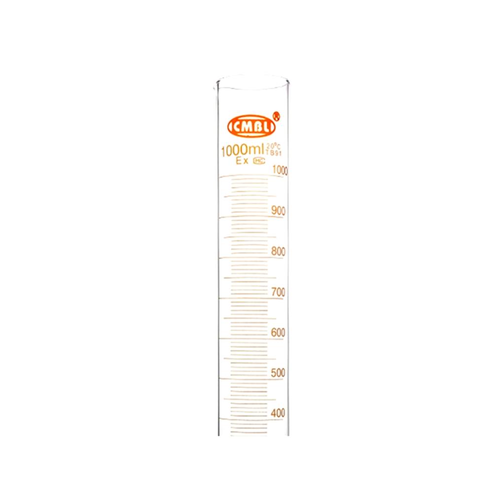 1000 Ml, Glazen Maatcilinder 1 Liter Afstuderen Uitloop Mond