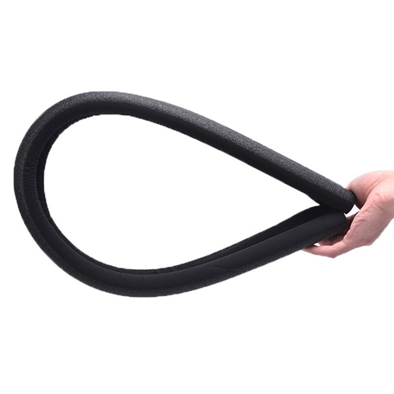 93cm Under Door Draft Guard Stopper Soundproof Reduce Noise Door Bottom Sealing Weather Strip Under Door Draft Guard: black