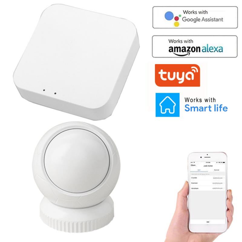 Tuya Human Body Sensor Infrared Sensor Motion Detection Tuya Intelligent Anti-theft Human Motion Sensor Motion Detection Tuya