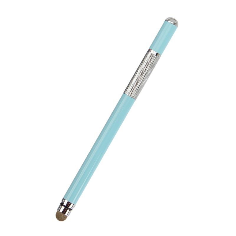 2 In 1 Multifunction Fine Point Touch Screen Metal Capacitive Stylus Pen For iPhone iPad Smart Phone CellPhone Tablet PC: Blue
