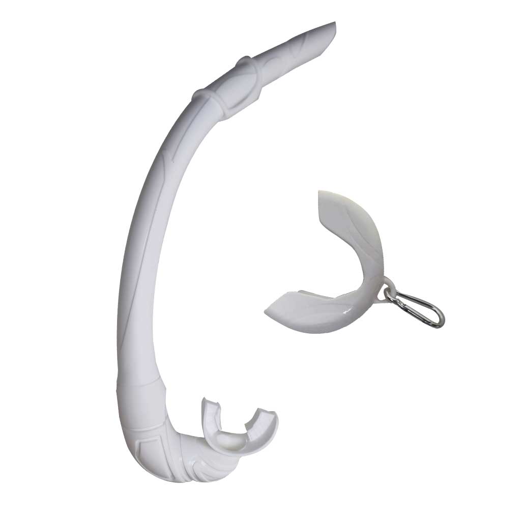 Oprolbare siliconen snorkel Zwemmen Zwemmen Snorkel met hangende gesp Comfortabele beademingsslang voor snorkelen