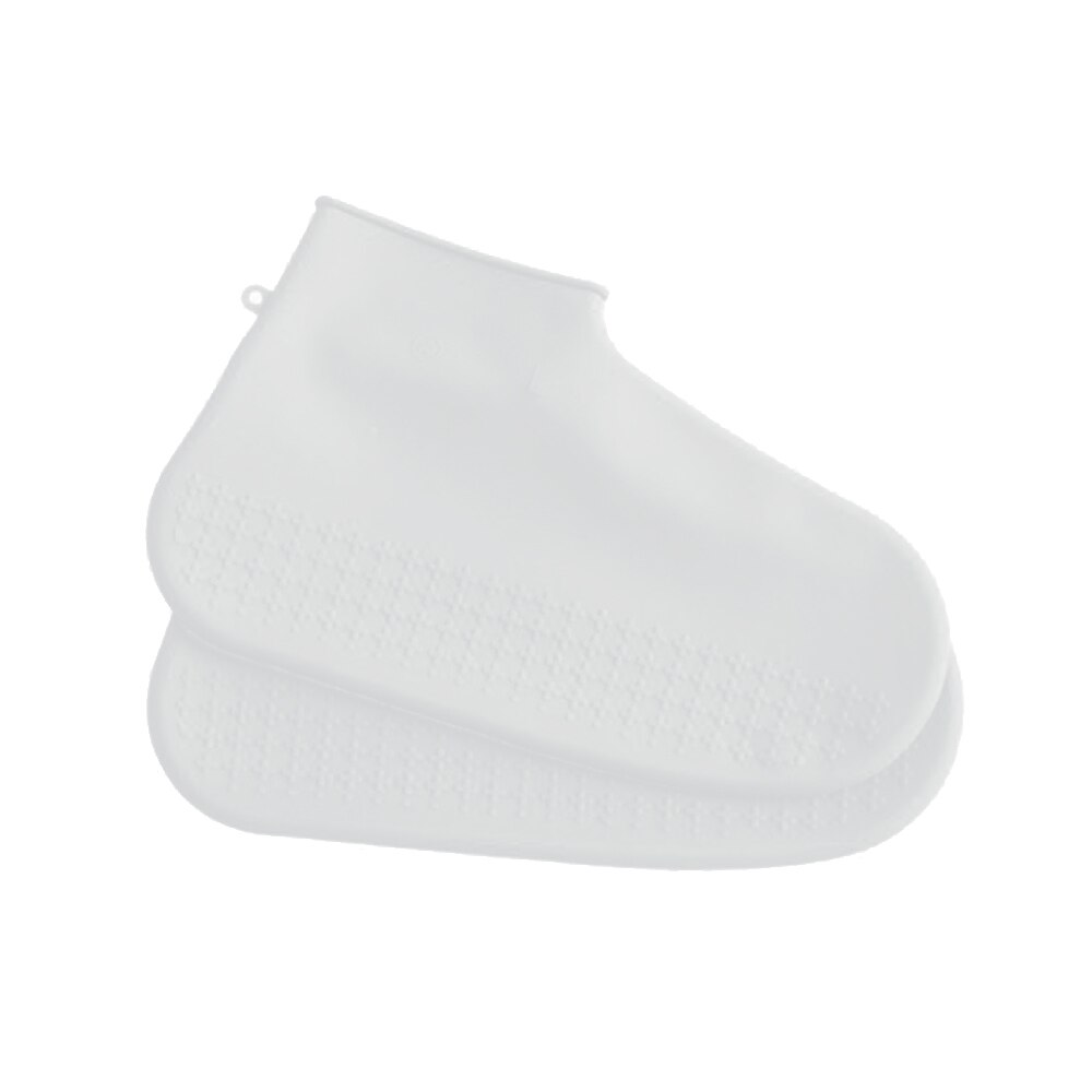 Botas de sapato impermeável capa de silicone material unisex sapatos protetores botas de chuva para dias chuvosos ao ar livre indoor reutilizável 1 par ^ *: G391026 / M 35-39