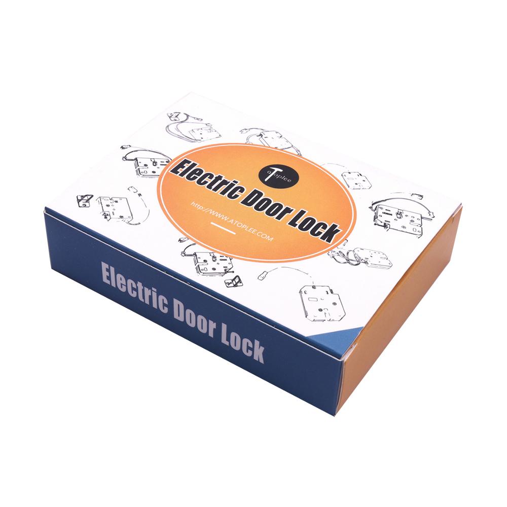 CHEERBRIGHT Black DC12V 2A Small Electromagnetic Lock Intelligent Electronic Lock For Cabinet Door Mailbox Electric Lock