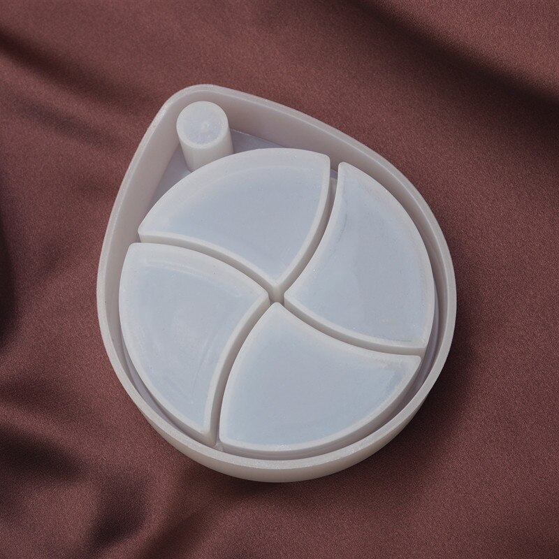 Faites votre propre boîte de rangement cosmétique rotative Silicone moule rond maquillage organisateur bijoux stockage résine Art fournitures: shelf base