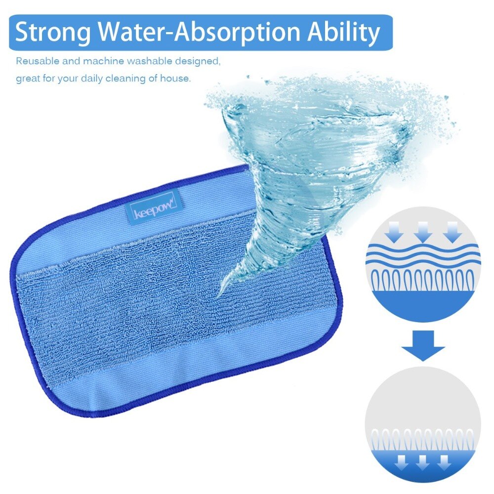 Vervangend Voor Irobot Braava 320 380 381 380T 390 390T Mint 4200 4205 5200 5200C Microfiber Nat/droog Dweeping Dweilen Mop Doeken