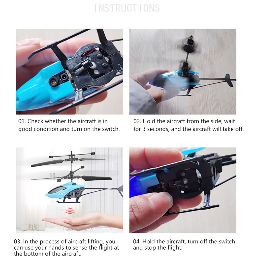Quadrocopter med kamera mini rc infraröd induktion helikopter flygplan blinkande ljus leksaker dedikerad kamera kompatibel