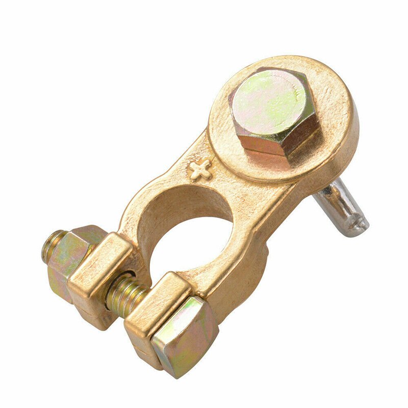 2PCS Auto Battery Terminal Connector Heavy Duty Battery Terminals Clamp Dual Connector Positive Negative Battery Connectors