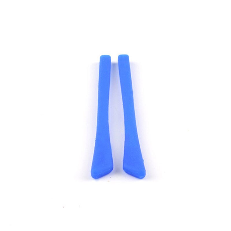 Mode Anti-Slip Glazen Been Sets Duurzaam Siliconen Vet Tip Ear Grip Sport Tempel Haak Voor Bril Spektakel Houder accessoire: Blauw