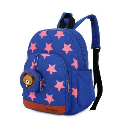 2019 novo saco de escola do berçário da criança estrelas mochila do jardim de infância leve reino unido: D