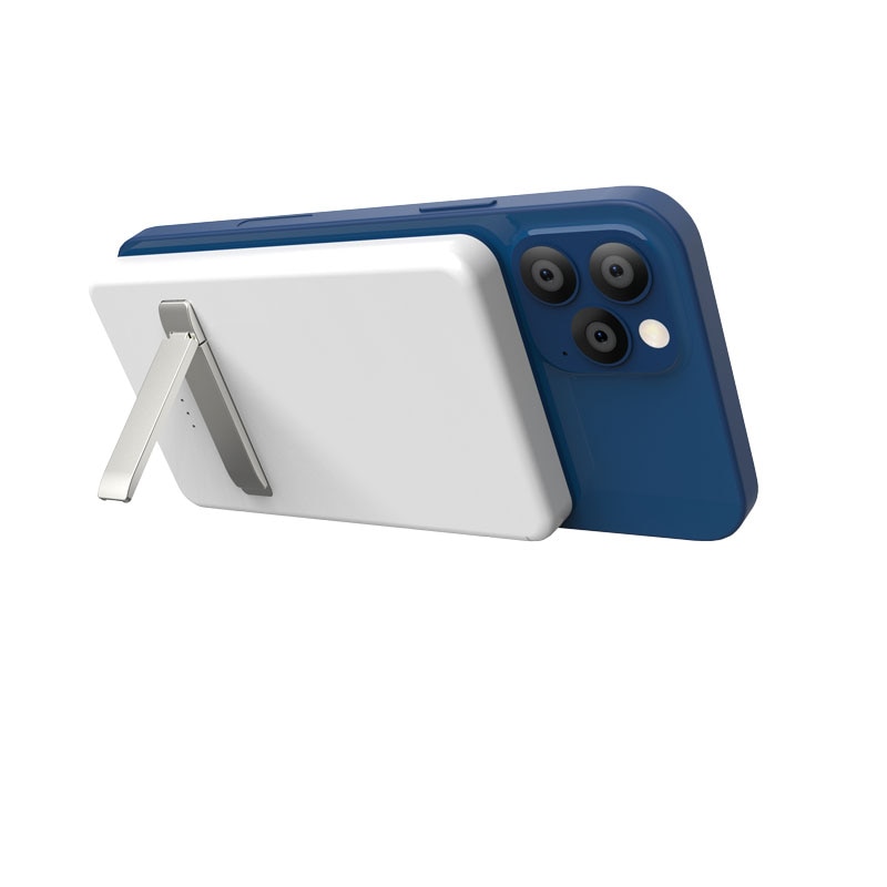 Magnetic Wireless Powerbank For iphone 12 Mini Pro Max 5000mAh Power Bank Rechargeable Batteries External Battery With Stand