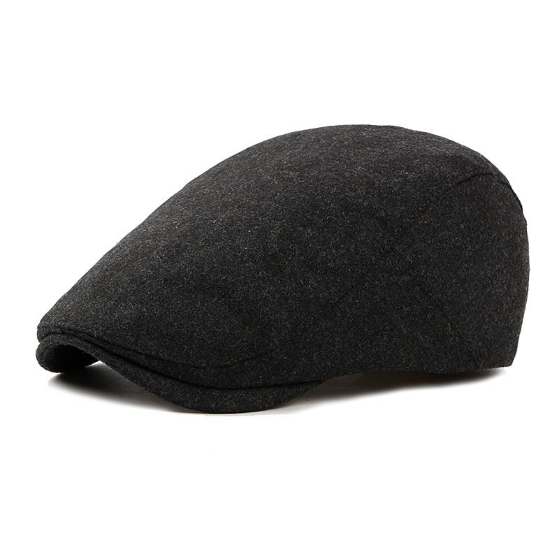 Fibonacci Winter Hats Men's Newsboy Caps Casual Beret Hat Top Flat Ivy Hat Retro Hat Driver Cabbies Cap: Black