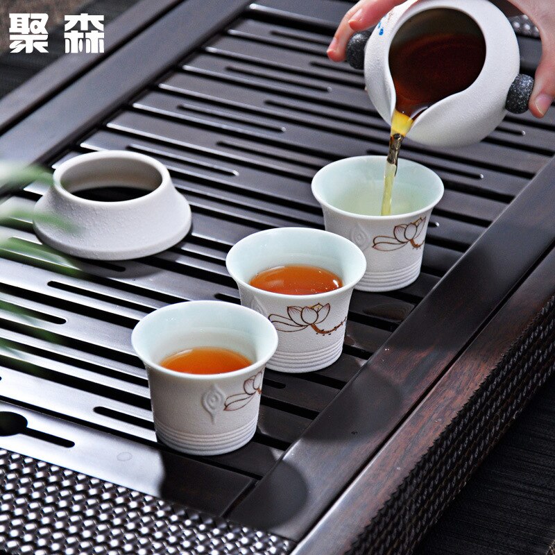 Gongfu Tea Set Chinese Teapot Teacups Gaiwan Ceramic Coffee Tea Service,Drinkware Coffee & Tea Sets china tea set B021