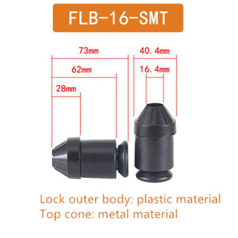 FLB-SRT FLB-SMT Optische As Fast Lock Spindel Lock Top Kegel Hoofd Chuck Vergrendeling Pay-Off Frame Klemm-und Spannelemente: FLB-16-SMT