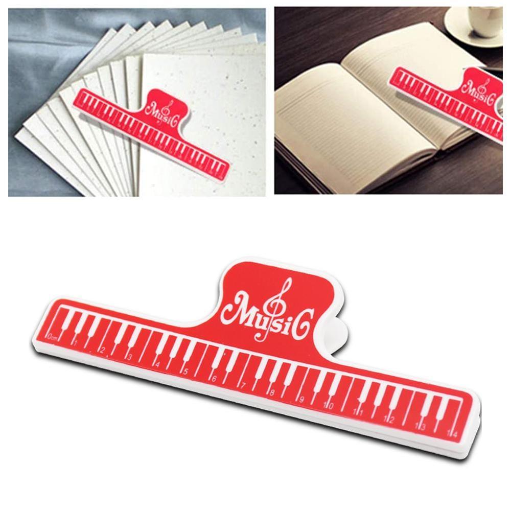 1 Pieces 15cm Plastic Piano Sheet Music Fixed Clip Book Musical Violin Holder Instrument Pianist Paper Guitar Accessories Z0J9