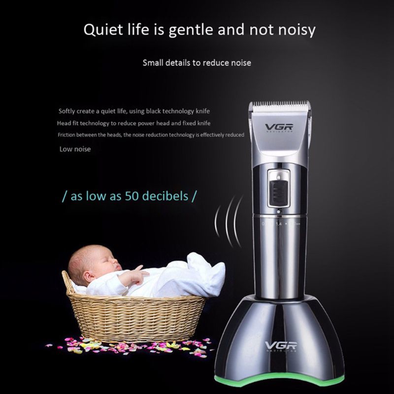 Professionele Elektrische Tondeuse Baard Trimmer Kapper Grooming Kit Oplaadbare Cordless Kapsel Machine